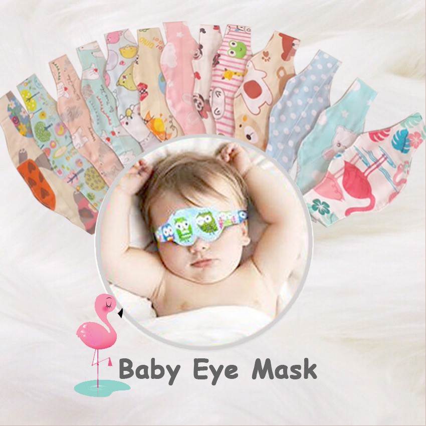 [AG] Kacamata Jemur Bayi Baby Eye Mask Kacamata Jemur Kain Motif Lucu Ibu&Bayi Kacamata Bayi Murah