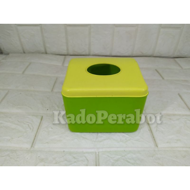 kotak tisue mini - kotak tempat tisue warung-tempat tissue diana hijau