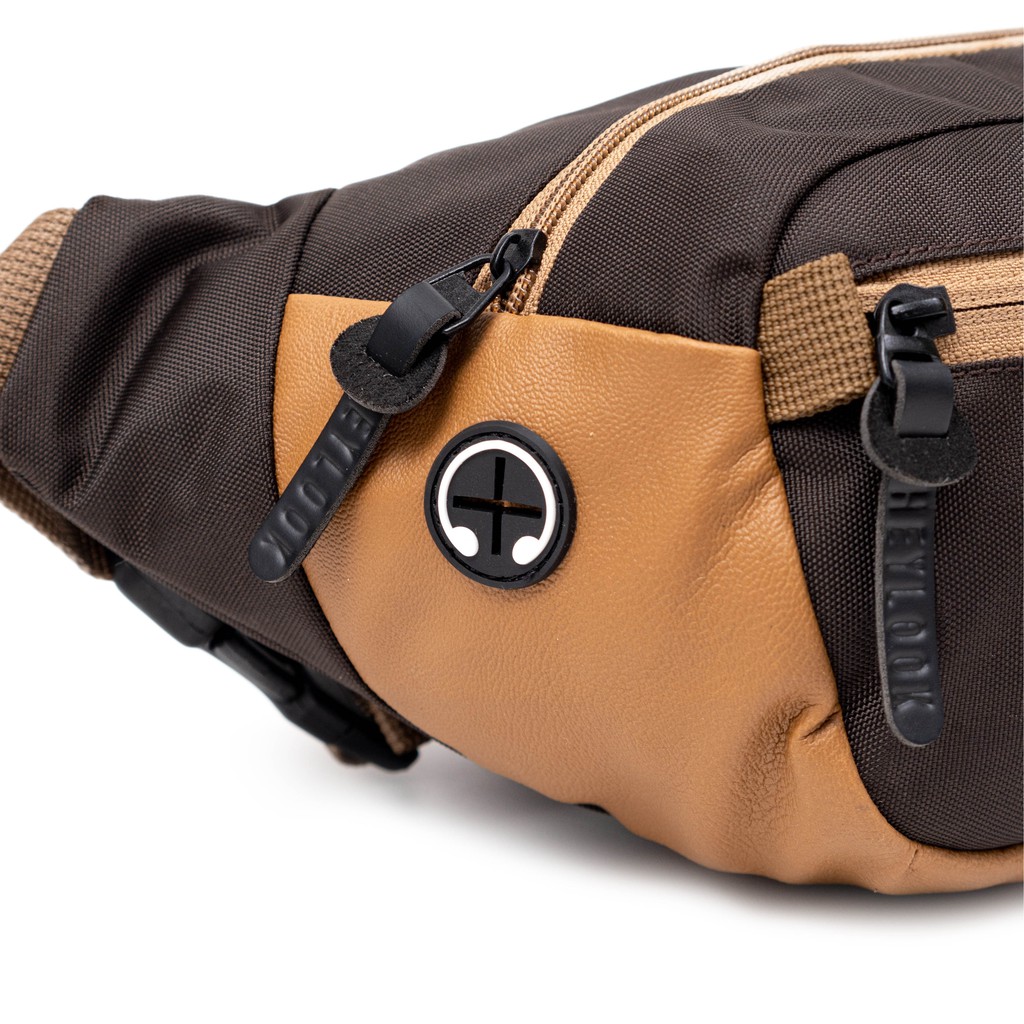 hot product heylook - tas selempang pria waist bag nylon oscar pria waist bag distro