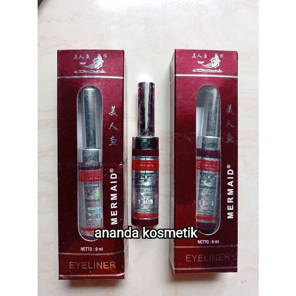 EYELINER MERMAID/DUYUNG 9ml WATERPROOF SMUDGEPROOP BOLD COLOR