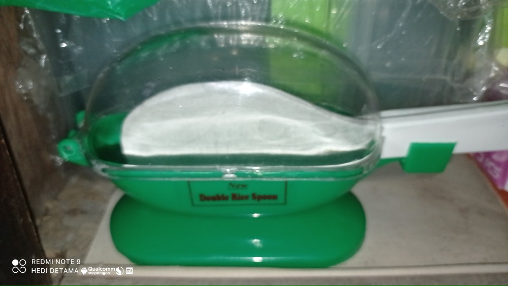 Centong Nasi Anti Lalat Higienis New Double Rice Spoon