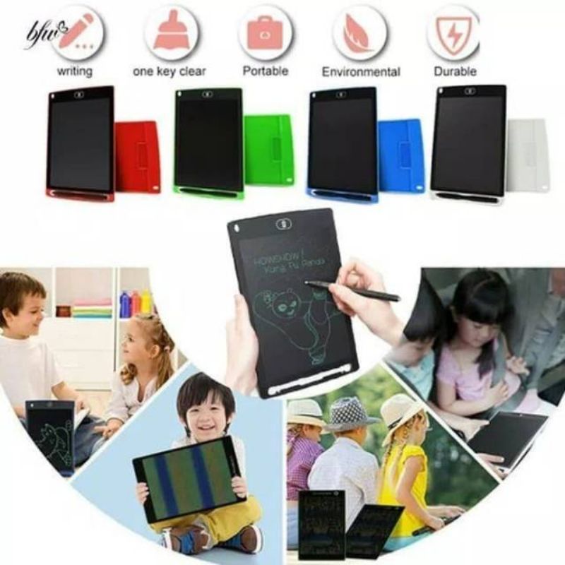 PAPAN TULIS LCD 8.5 INCH / LCD DRAWING WRITING BOARD TABLET / PAPAN TULIS GAMBAR ANAK DEWASA / PAPAN TULIS BELAJAR LAYAR LCD