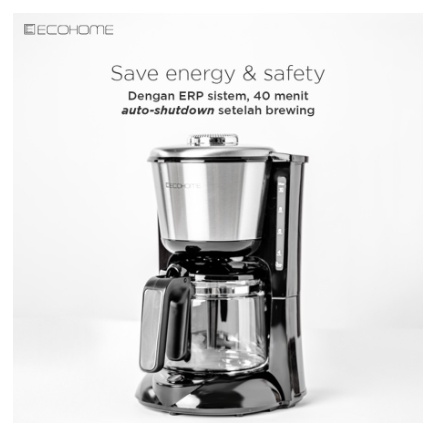 Coffee Maker Ecohome ECM-333