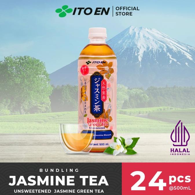 

:>:>:>:>] ITO EN Jasmine Tea Unsweetened Teh Melati Jepang 500ml - 24 pcs