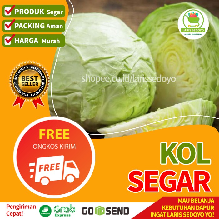 

Kubis 500 Gram Segar Kol Sayur