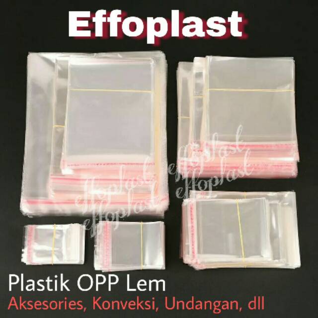 

OPP uk. 28 x 35 mic.30 plastik opp seal / plastik kemasan / plastik konveksi