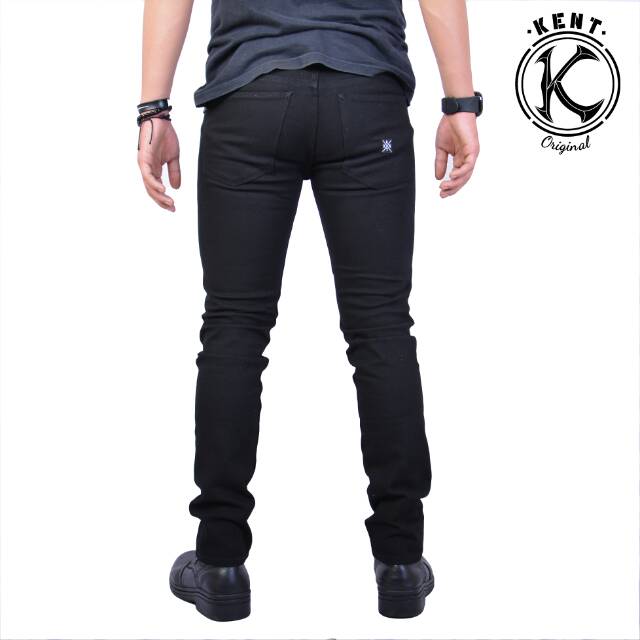 Kent Celana Jeans Panjang Slimpit Black Old