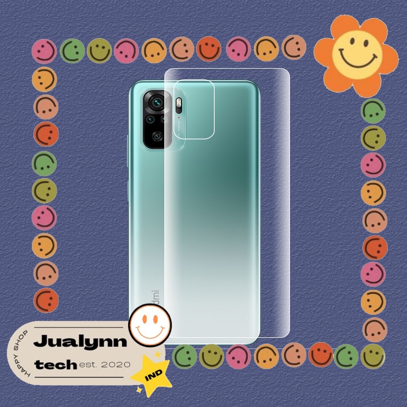 HYDROGEL SKIN HP REDMI NOTE 10 BACK PROTECTOR PELINDUNG BRLAKANG ANTI GORES GARSKIN SKIN