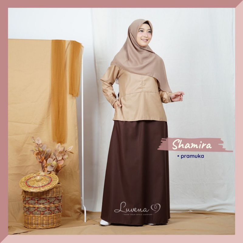 Gamis pramuka | shamira dress pramuka