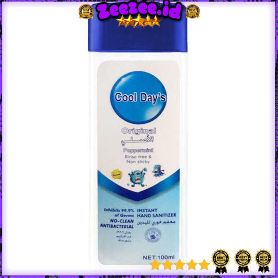 Cool Days Hand Sanitizer Antiseptic Gel Moisturizing Fresh Scent 100ml