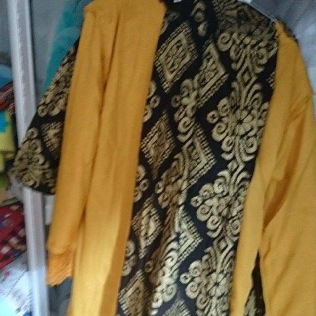 Maura Couple Batik Setelan Gamis Syari Bruklat  Misbi