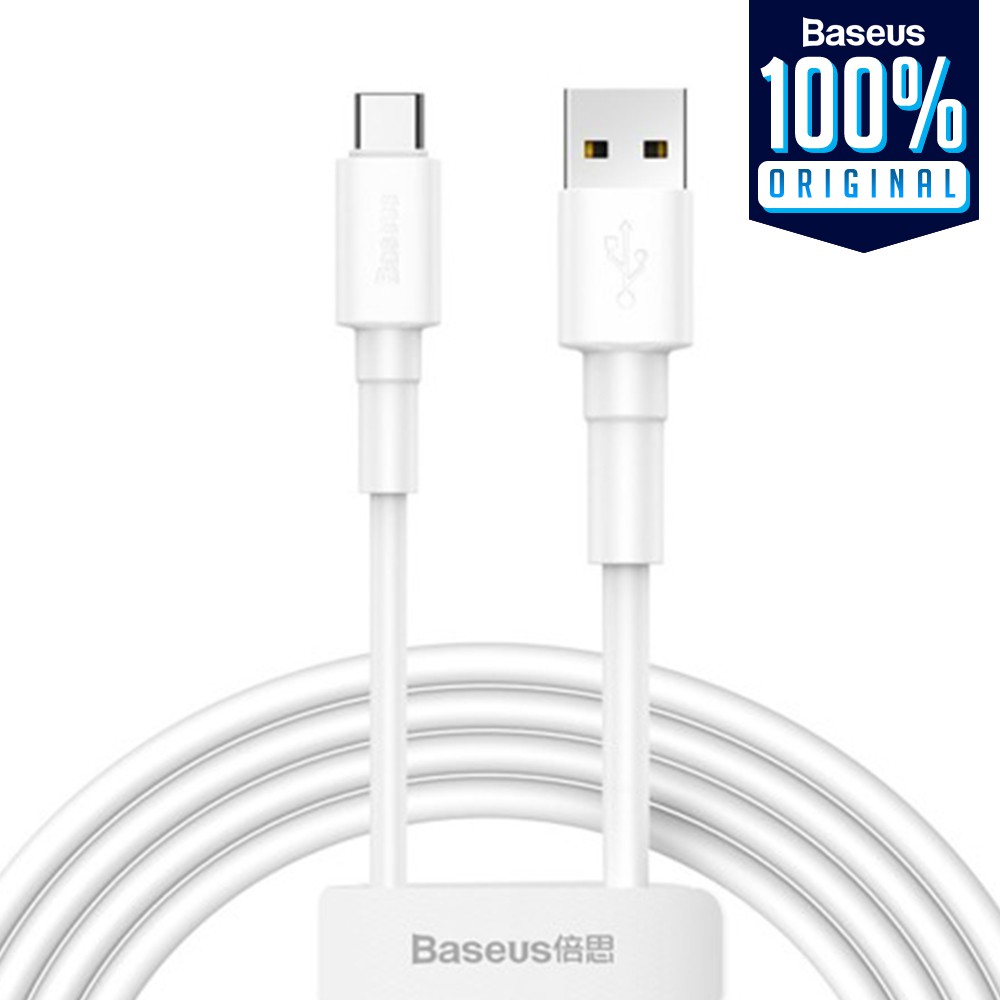 

Kabel USB C Cable Baseus Mini White 3A Fast Charging Type C Android