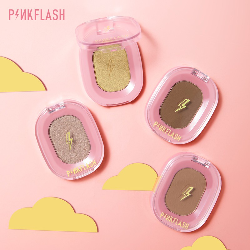 PINKFLASH #OhMyShow Highlighter Contour Shimmer Soft Smooth Compact- 4 Colours PF-F02