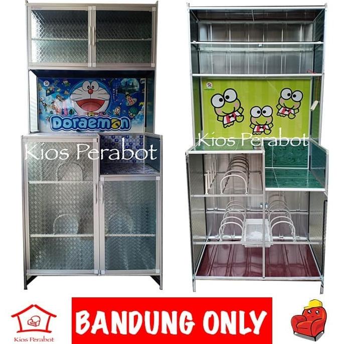 {{{{}}] Rak piring 2 pintu gambar - lemari sayur - lemari makan - rak dapur