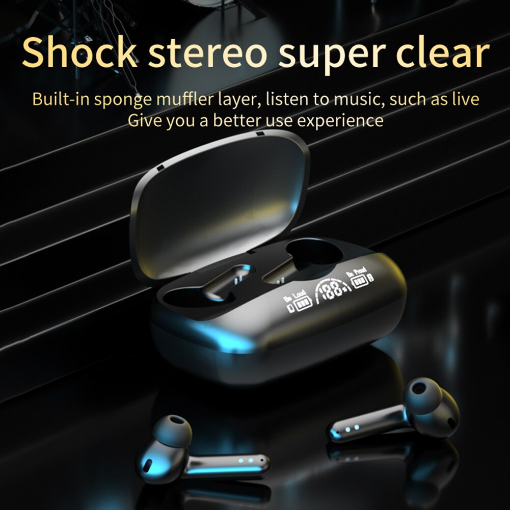 New Upgraded TG Series TWS Bluetooth Headset HiFi Sound Sport Earphone Wireless