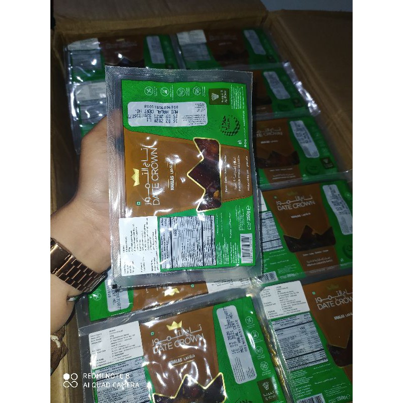 

kurma khalas date crown 250gr