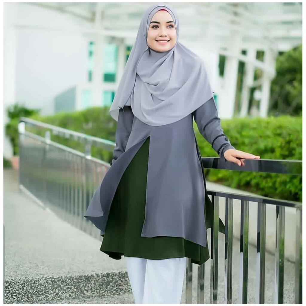 Jamila Tunik Busui Atasan Muslim Yola Tunik Raline Tunik
