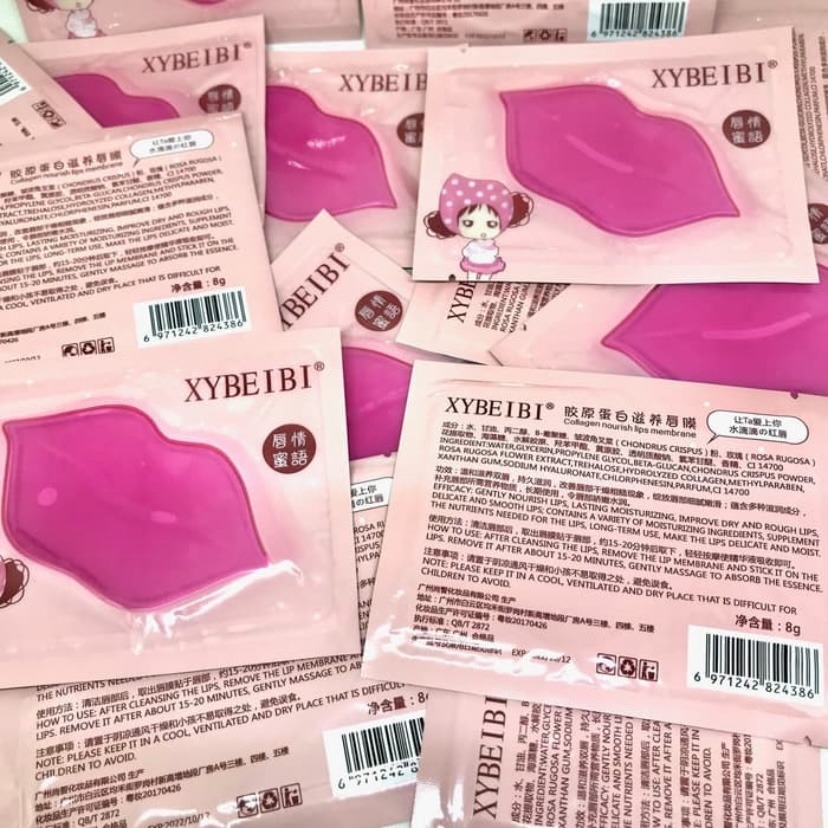 Masker Bibir XYBEIBI Collagen Lip Mask