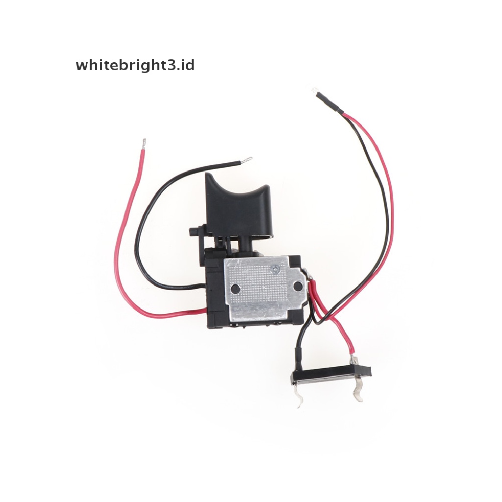 (whitebright3.id) Saklar Tombol Tekan DC 7.2-24V Anti Debu Untuk Bor Listrik