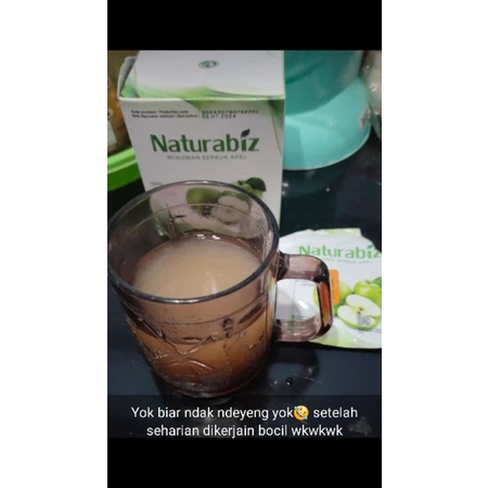 

NATURABIZ/ NaBiz/ EKSTRA APEL MINUMAN DARI NATURAWORLD