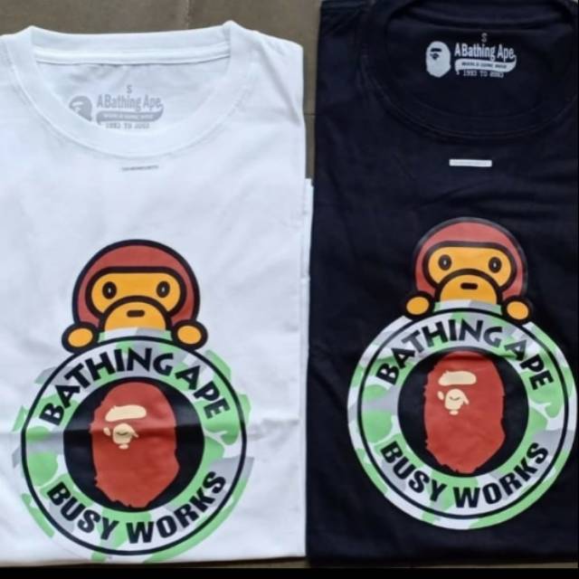 Kaos man Bathing ape Tshirt bathing ape