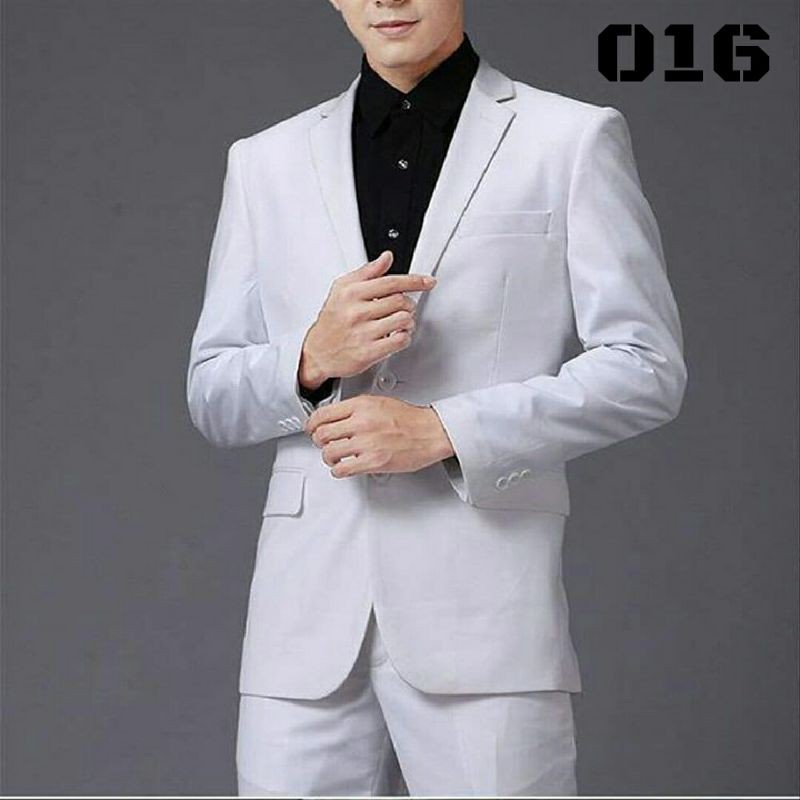 promo!! Jas pria _ blazer pria _ blazer putih_