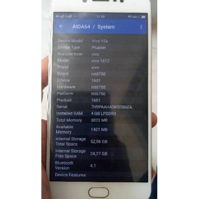 vivo v5s 4/64 gb