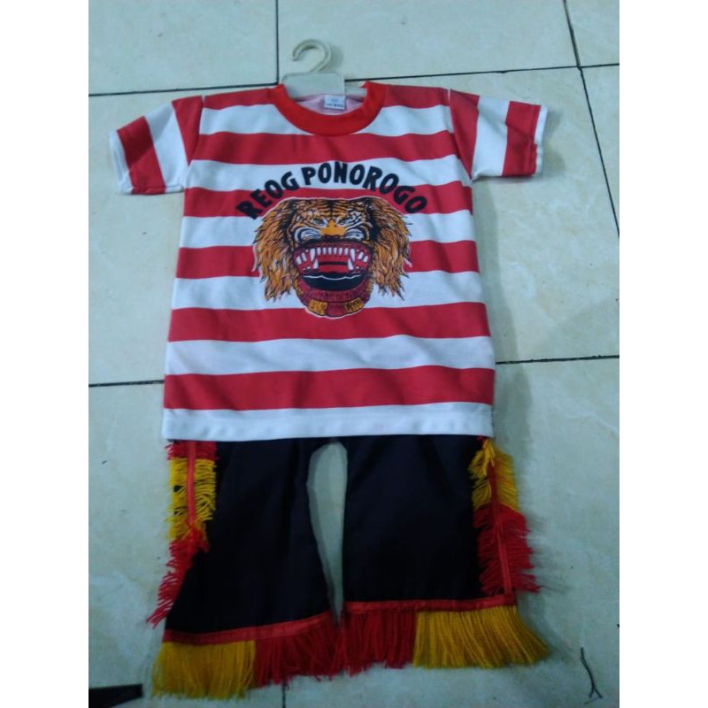 Stelan baju reog anak