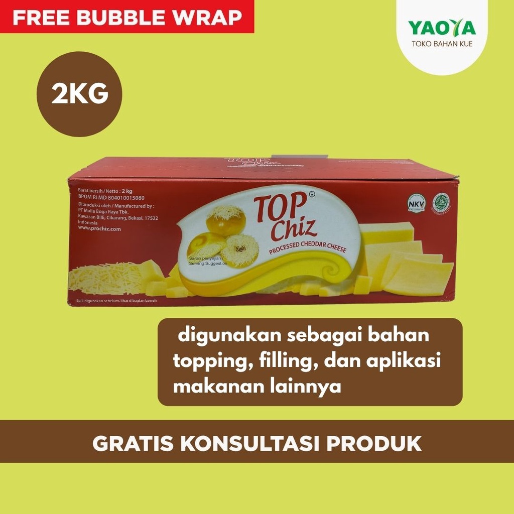 

TOPCHIZ CHEDDAR CHEESE 2KG