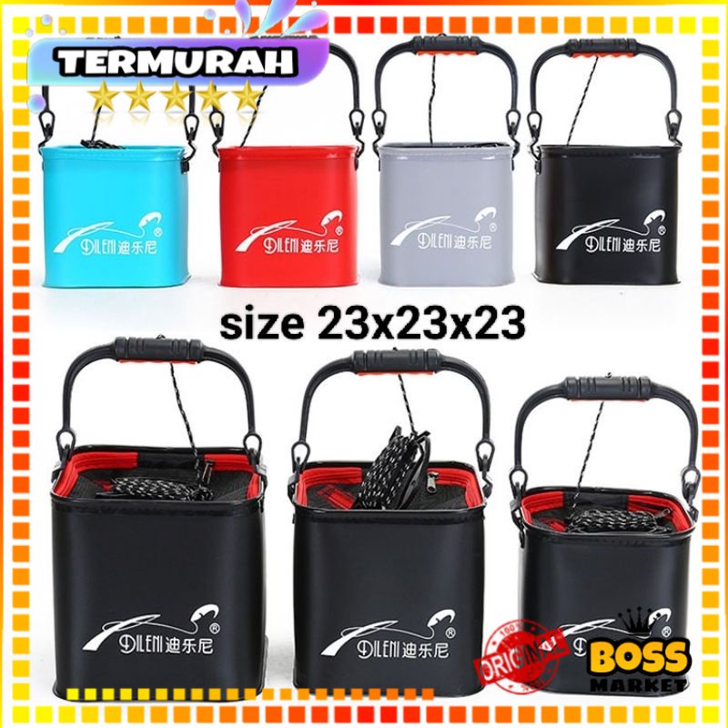 Live bait bag / ember lipat memancing wadah ikan / Tas Pancing / umpan hidup 23x23x23 cm