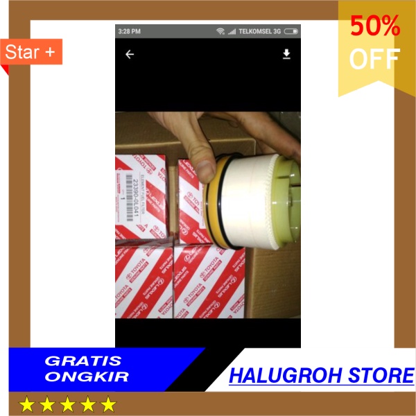 TERMURAH Filter Solar Fuel Filter Toyota Innova Original