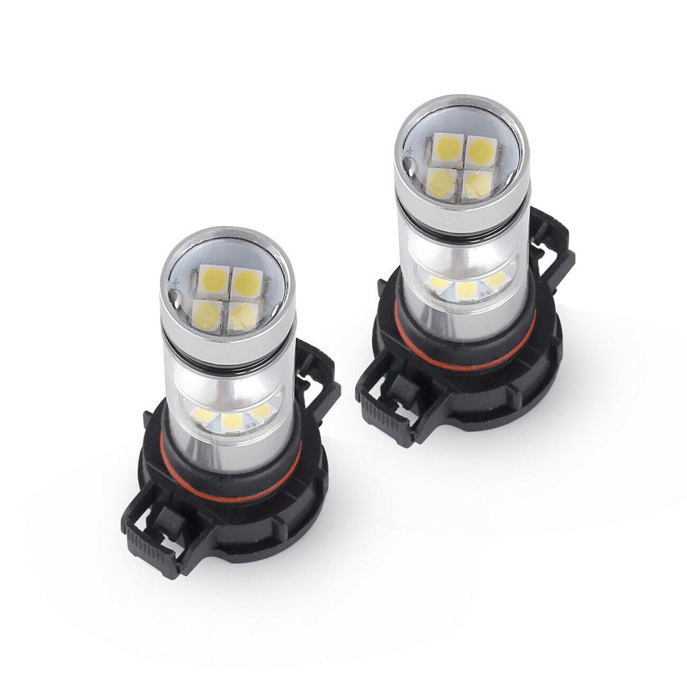 Lanfy Lampu Mobil 2PCS Bohlam Lampu Tahan Air Terang Tinggi 6000K DRL Lampu LED