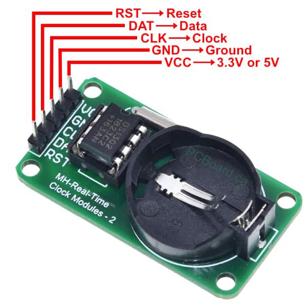 [MDL-9013] DS1302 REAL TIME CLOCK MODULE RTC DS 1302 ARDUINO