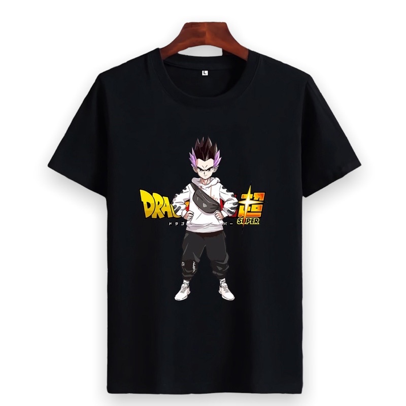 Lilipop Kaos Tshirt  Pria Dragon Ball Baju Distro Basic Lengan Pendek Cowok Kasual