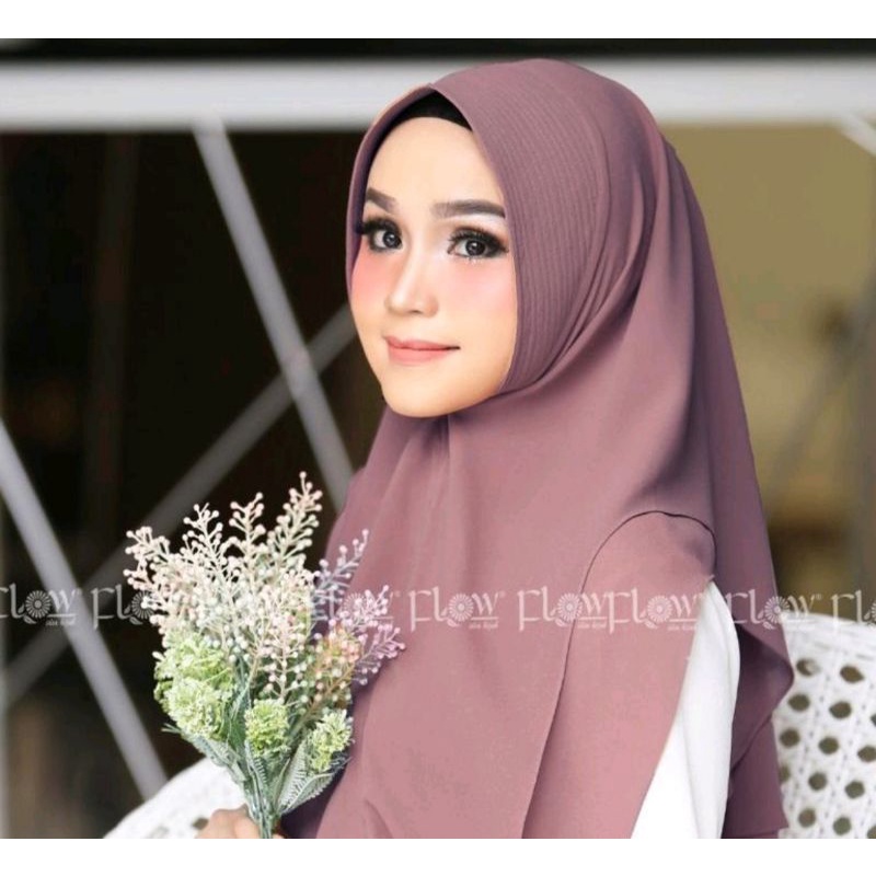 khimar daily basic ori flow-Mauve