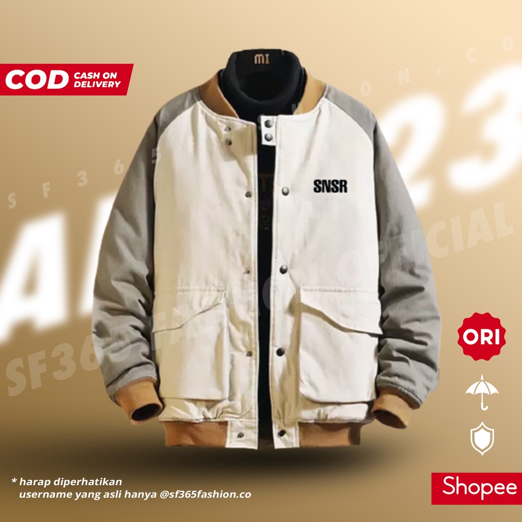 Jaket Bisbol Pria K2 BBK223 Baseball Original Distro Cowok Keren Murah Terbaru