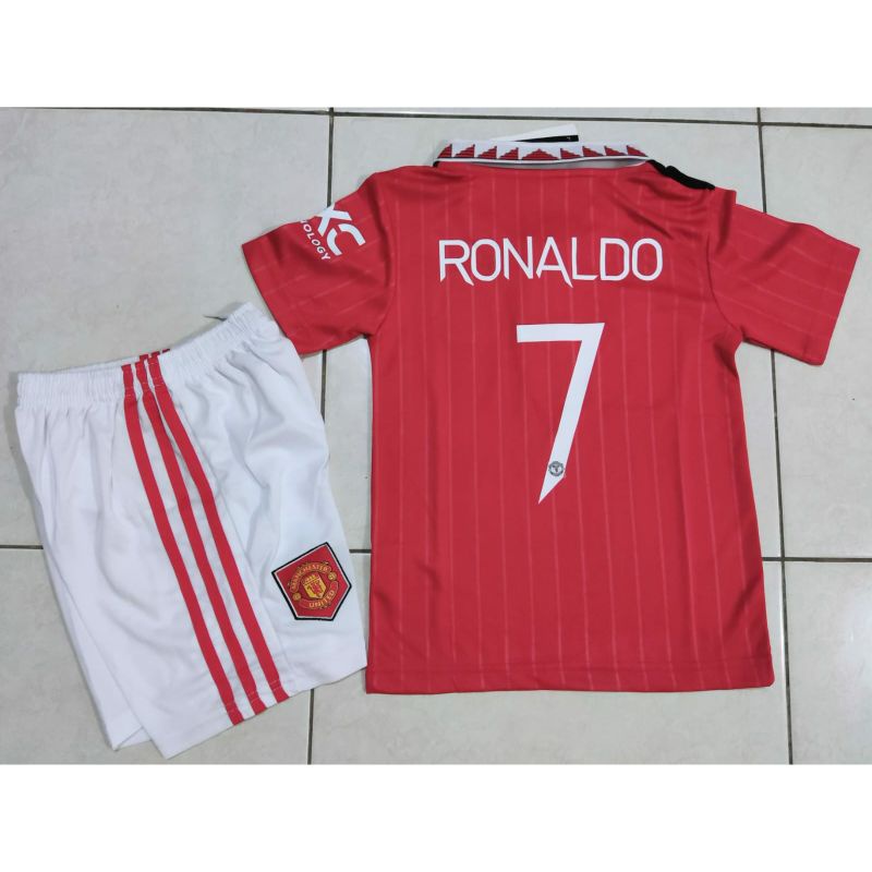 JERSEY BAJU BOLA ANAK MAN_UNITED MU HOME KIDS 2023/2024 GRADE ORI