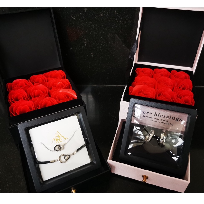 Kotak kado Everrose Immortal rose  gift box Original Arctic Deer