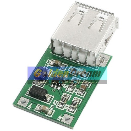 Modul Step Up DC 0.9-5V menjadi USB 5V 600mA Utk Cas HP