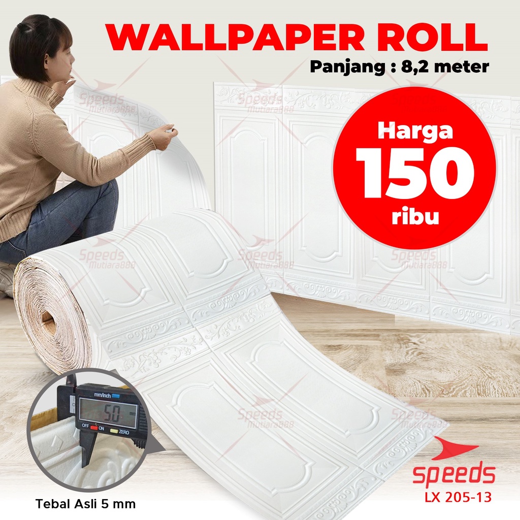 Rekomendasi Speeds Wallpaper Dinding 3D Dengan Perekat Stiker Hiasan Putih Bata Walpaper Dinding Kamar