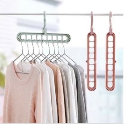 Magic Hanger Gantungan Baju Organizer Multifungsi 9 Lubang