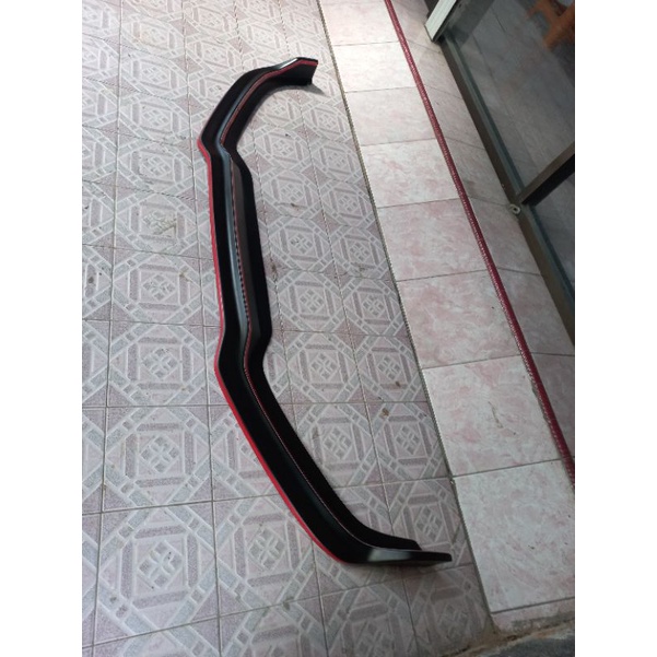 paket front lips ,spliter dan difuser  honda mobilio rs list merah