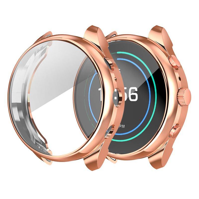 Case Pelindung Layar Smartwatch Fossil Ftw6022 Bahan Tpu Bumper Shockproof Untuk Wanita