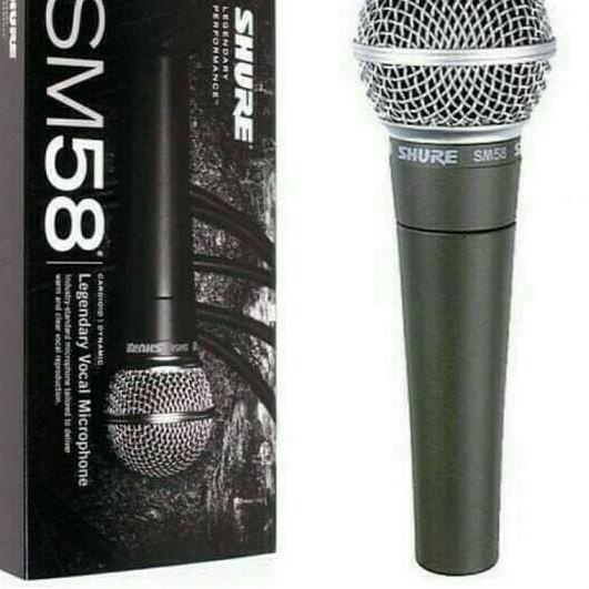 New MICROPHONE SHURE SM 58 MIKROFON SHURE SM-58 MIC KABEL SM58 VOCAL DYNAMIC MIK  MICROPHONE SUDAH T