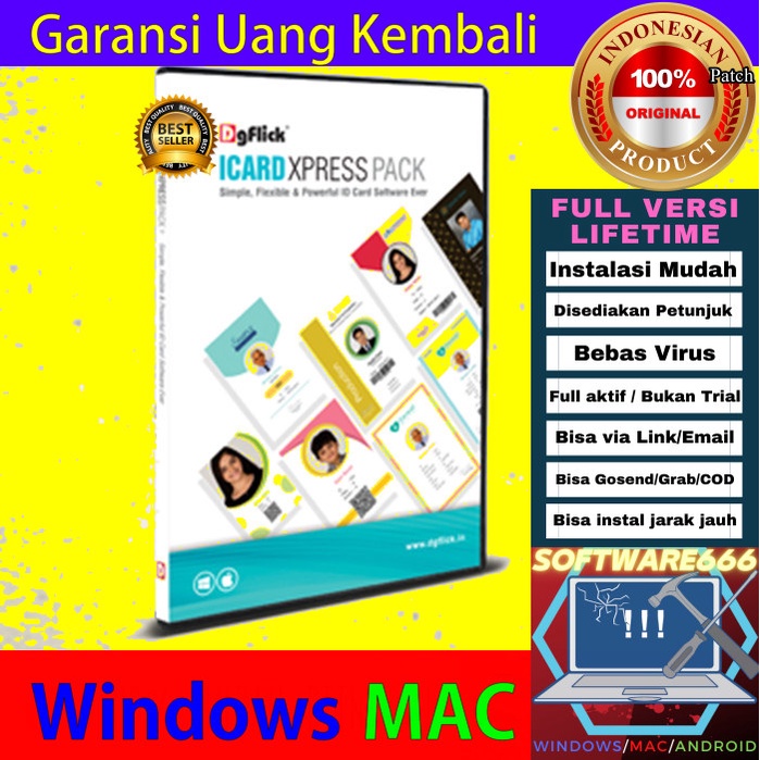 Software Desain Kartu Nama / Promosi: ICard Xpress Pack 5 [WIN]