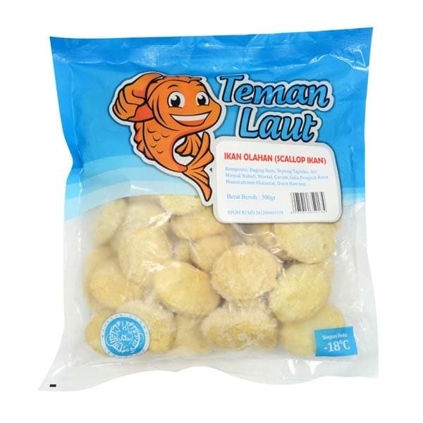 

Cedea Teman Laut Scallop Ikan 500gr