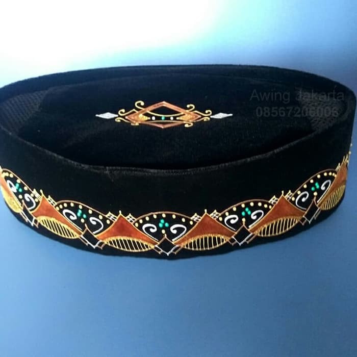 Songkok Kopyah Peci Awing Amanah Soga Minang akk1393