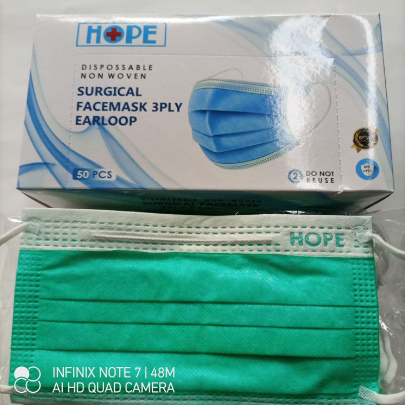 masker erlop TEBAL  HOPE & BESCO