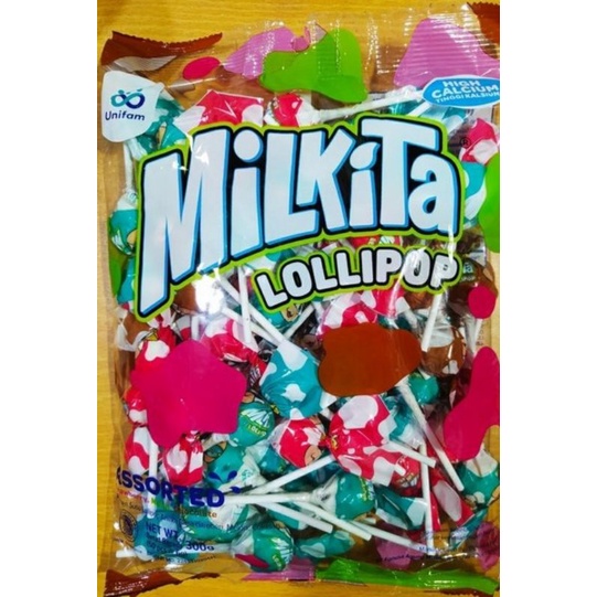 Milkita Lolipop Assorted pak isi 40 pcs