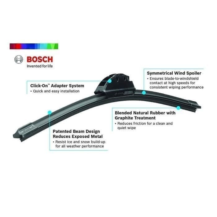 Wiper Blade March BOSCH frameless ADVANTAGE 14-21&quot; ORIGINAL